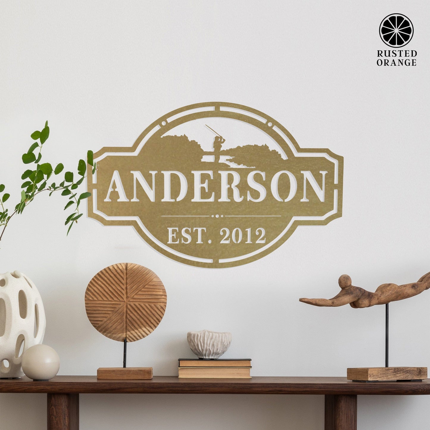 Home on the Range Oversized Address Plaque - House Number Sign