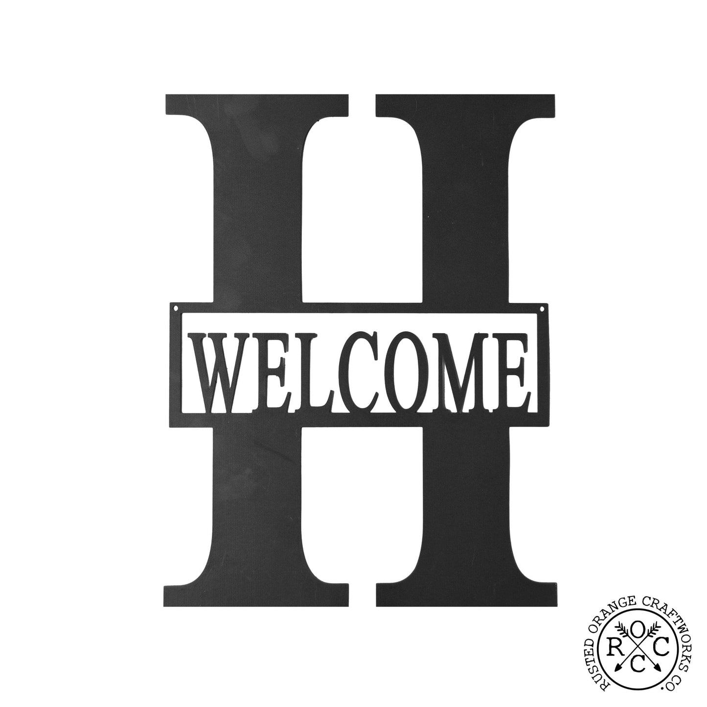 Bentley Address Monogram - 2 Sizes - Custom Metal Address Numbers for Outside Home
