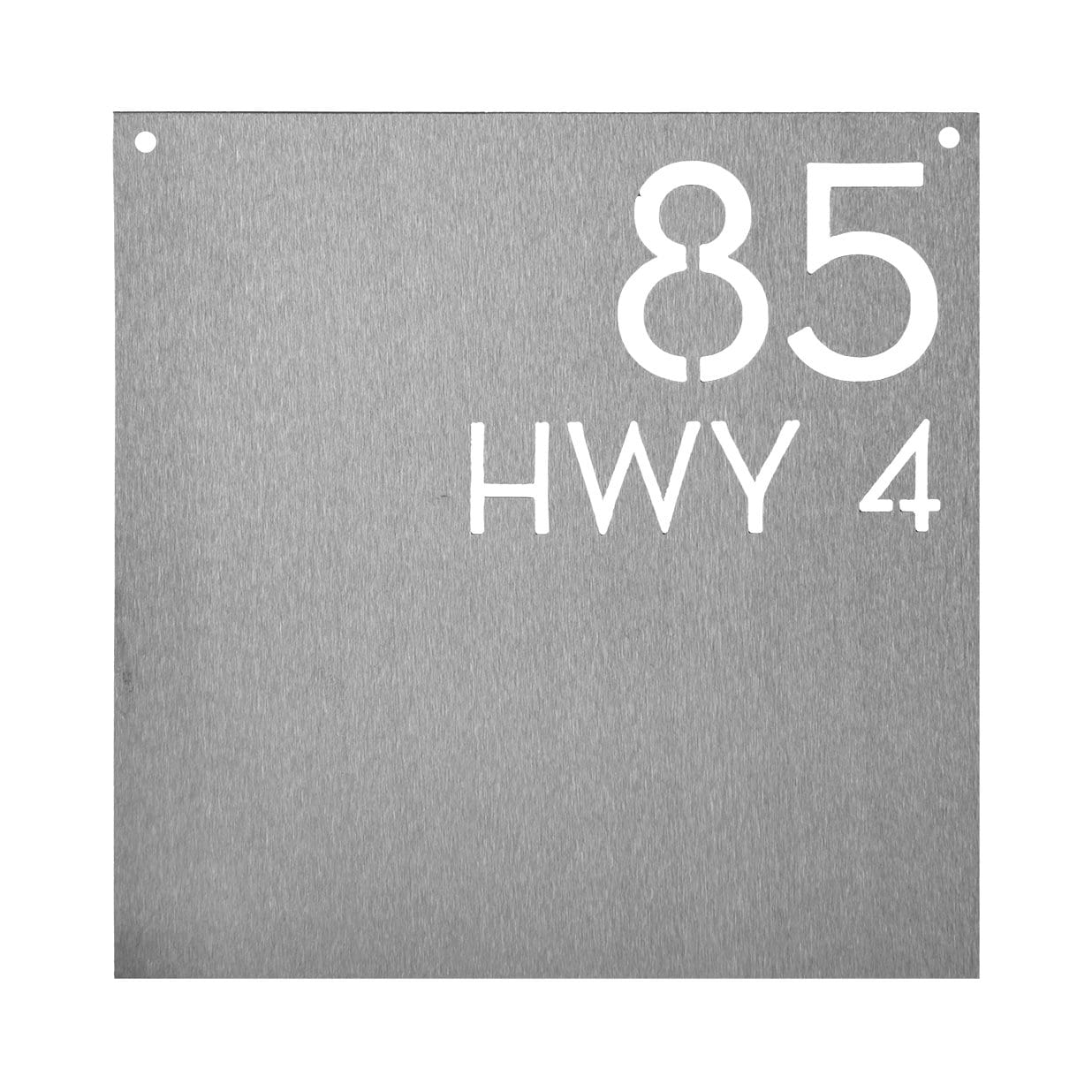Hyde Address Plaque - House Number Address Sign Decor for Front Door