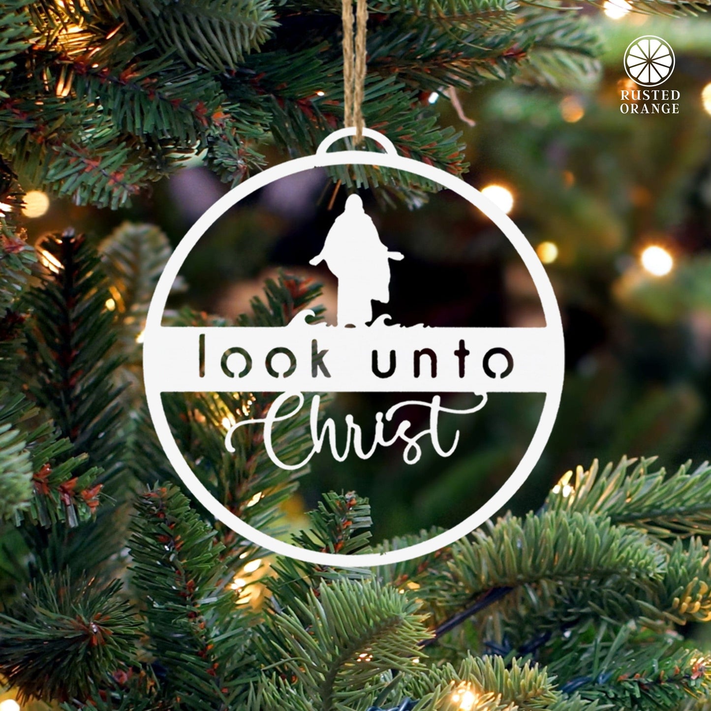 Look Unto Christ - Ornament, Tabletop Sign, and Wall Decor