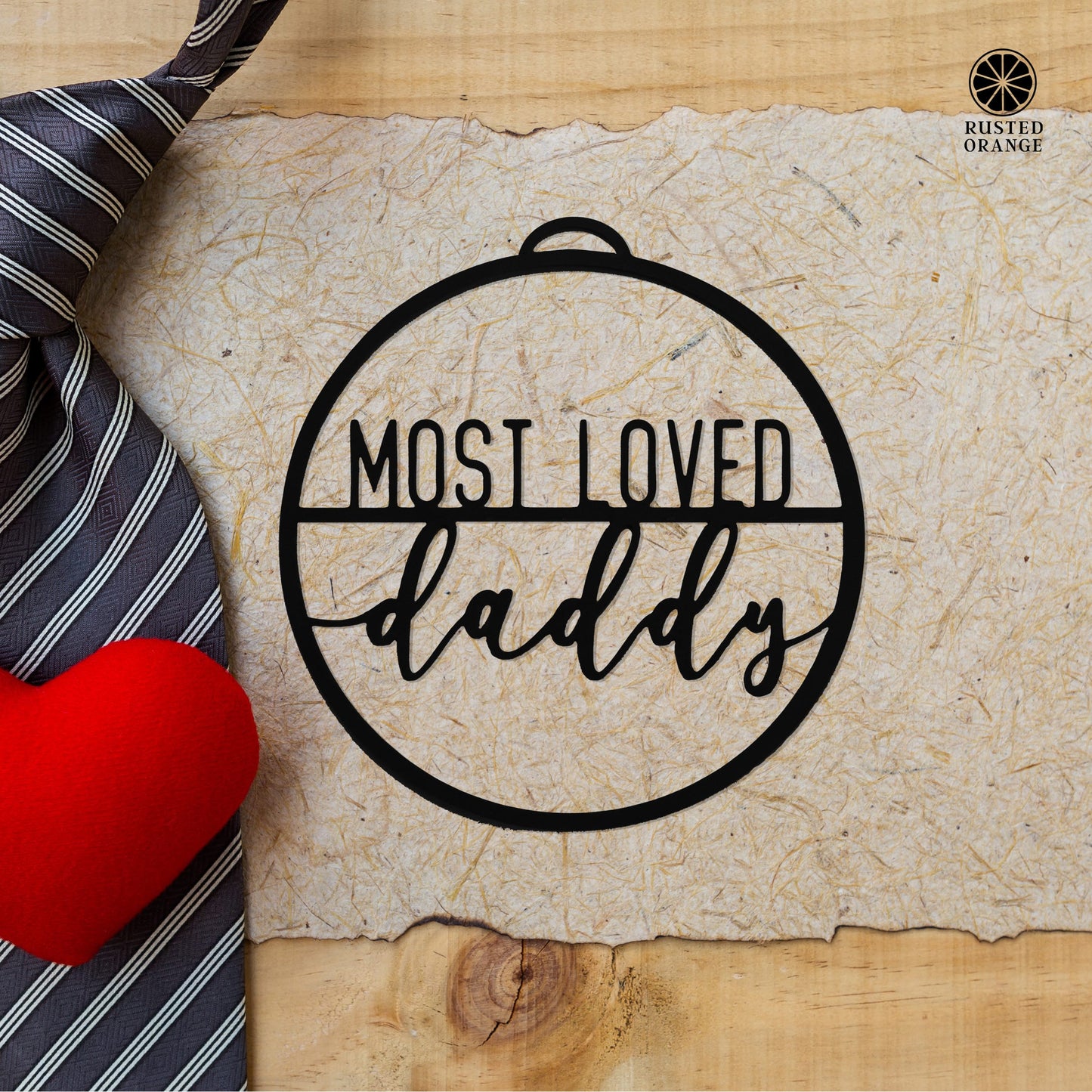 Most Loved - Best Parent Gift Tag or Table Top Plaque