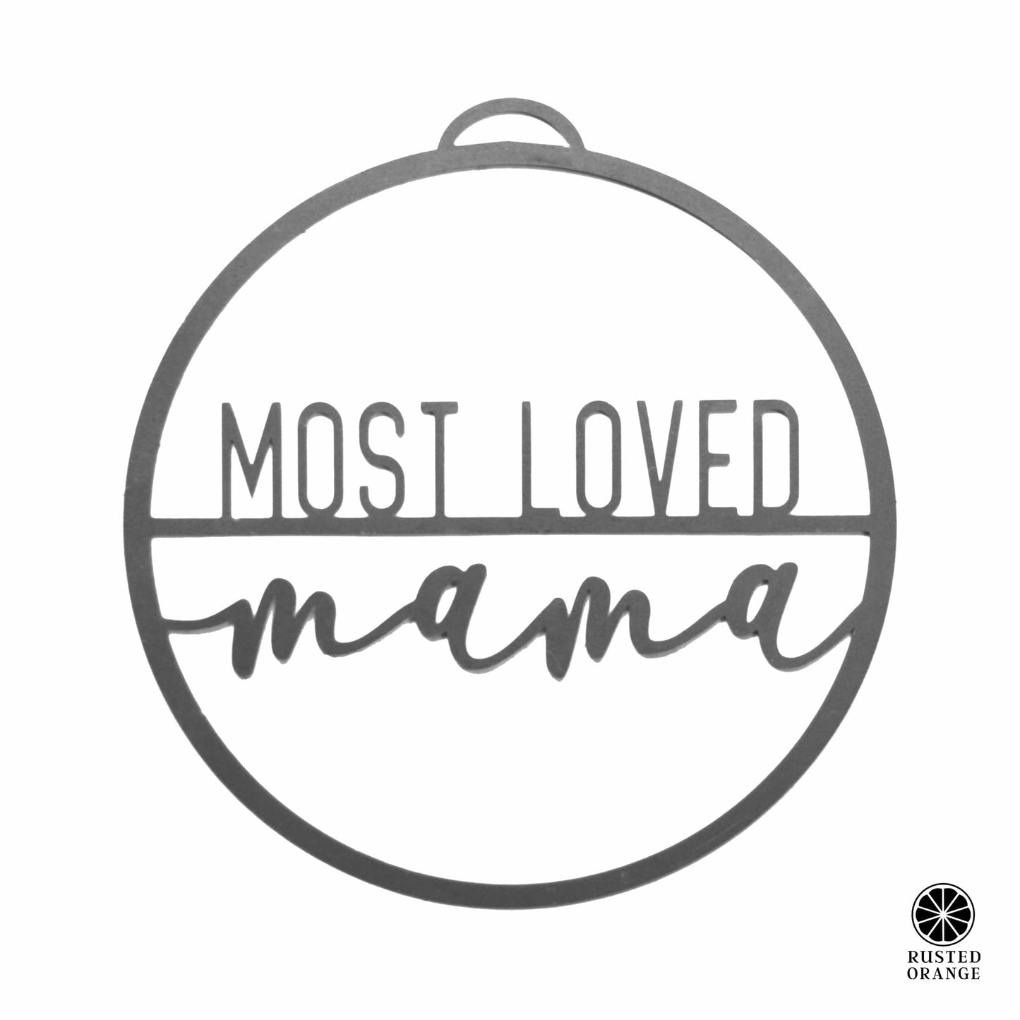 Most Loved - Best Parent Gift Tag or Table Top Plaque