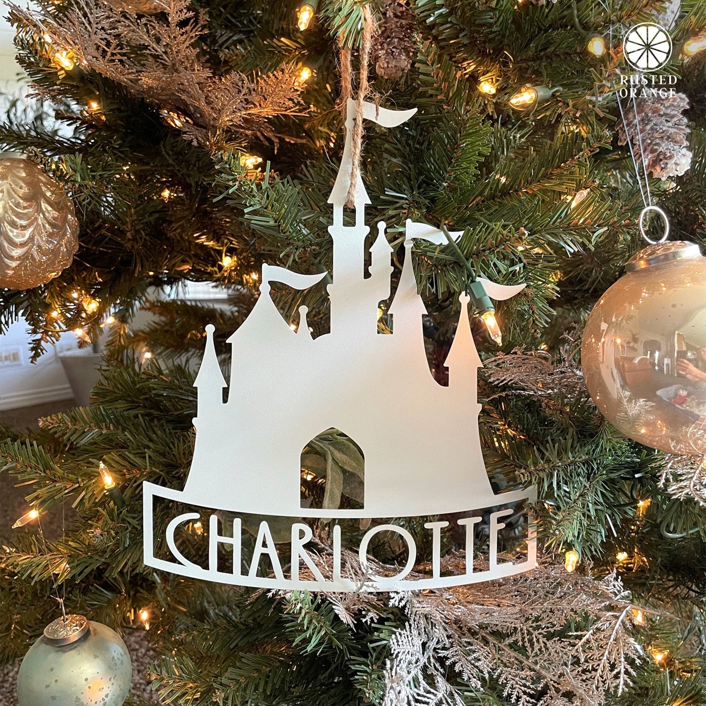 Mouse Ears and Castle Ornament - 3 pack - Christmas Tree Decorations