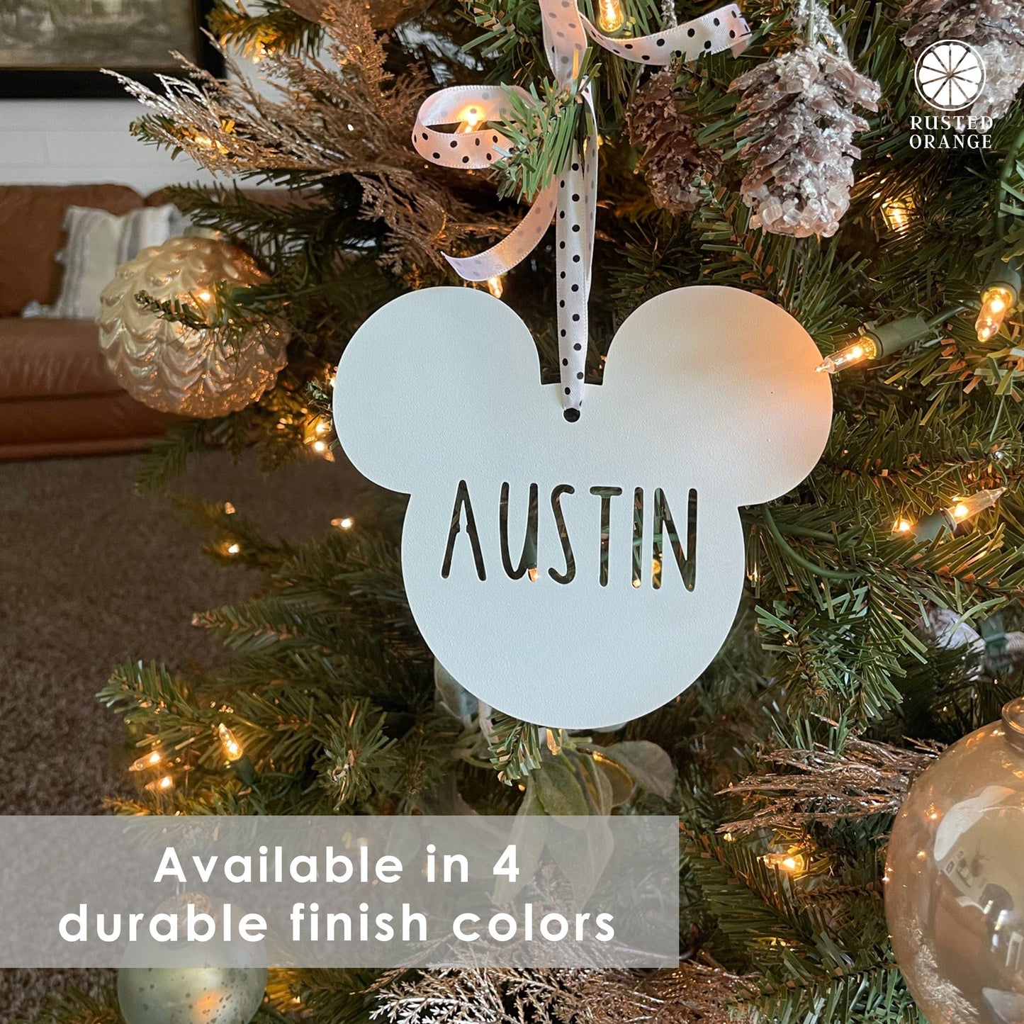 Mouse Ears and Castle Ornament - 3 pack - Christmas Tree Decorations
