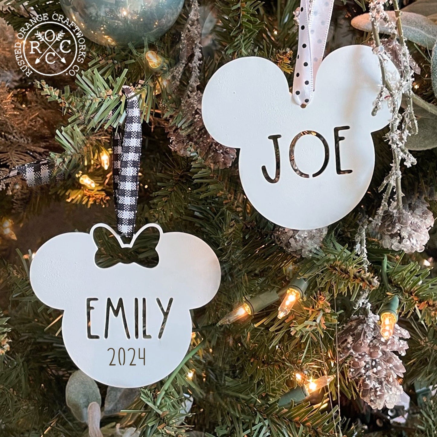 Mouse Ears and Castle Ornament - Single - Christmas Tree Decorations