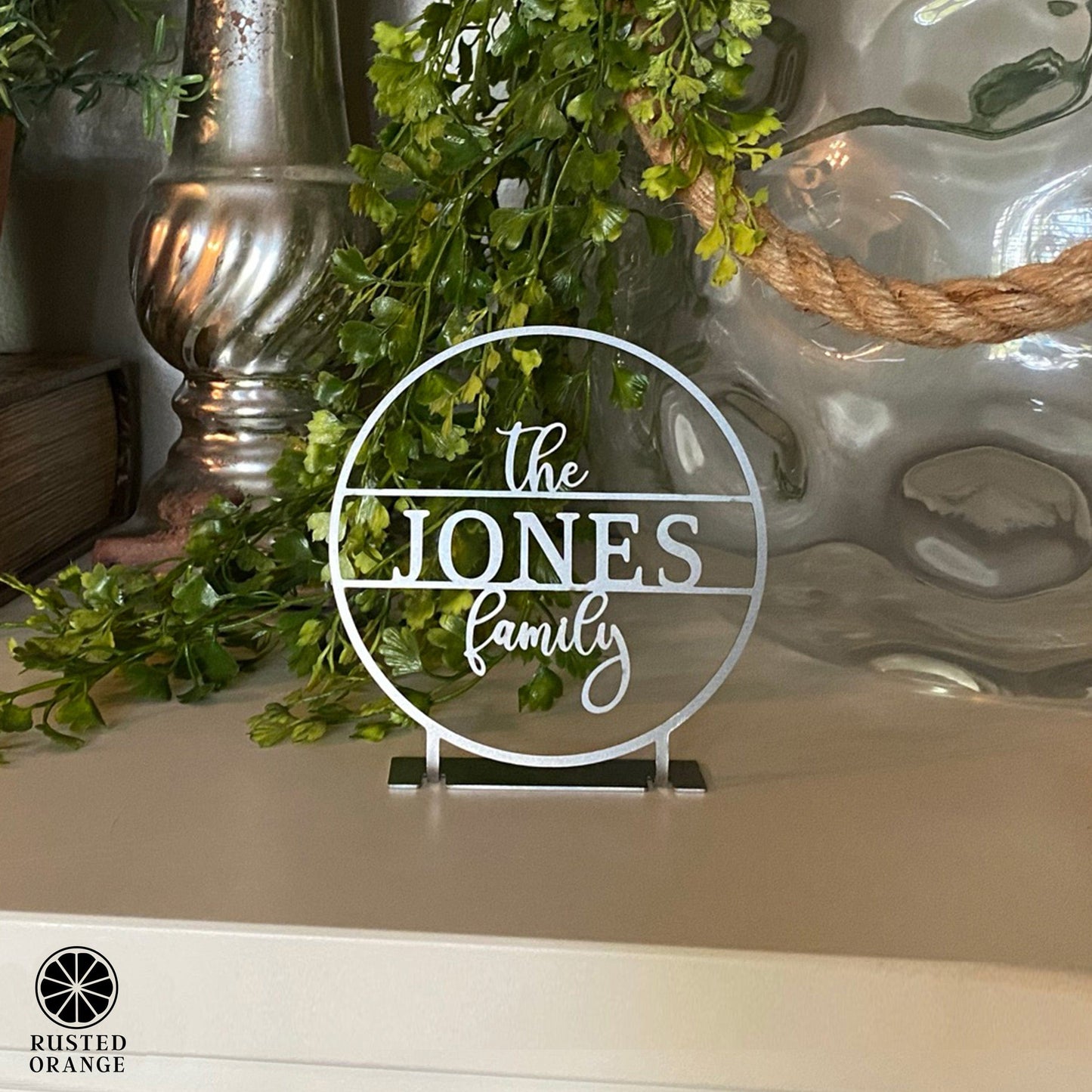 Anderson Tabletop or Shelf Personalized Name Sign - 2 Styles - Last Name Signs