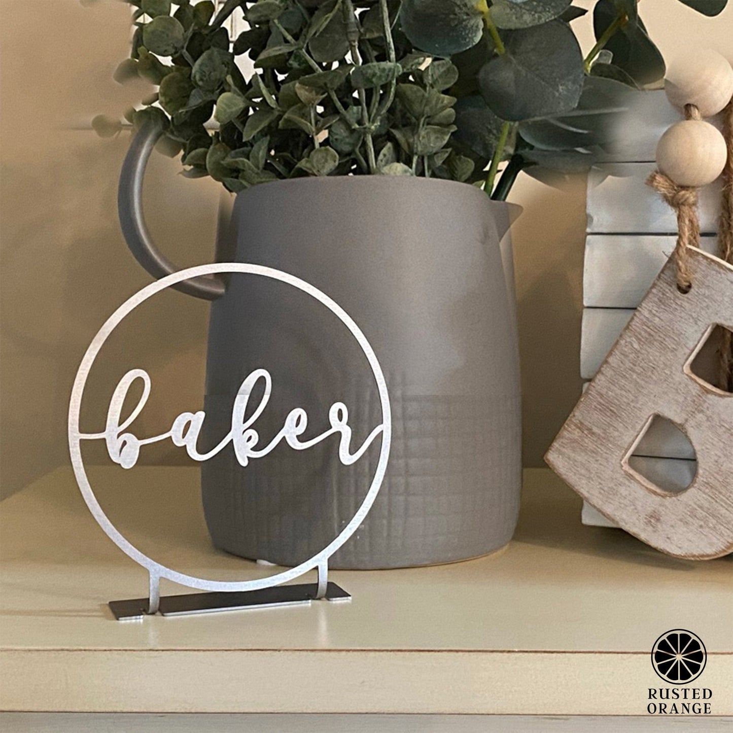 Anderson Tabletop or Shelf Personalized Name Sign - 2 Styles - Last Name Signs