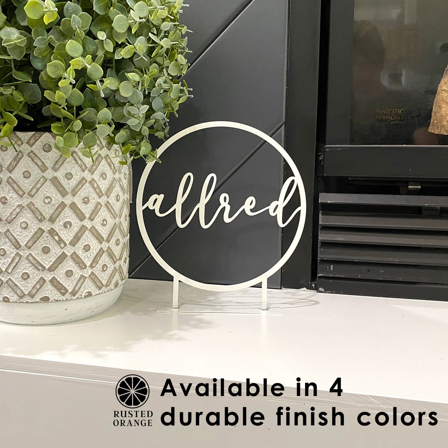 Anderson Tabletop or Shelf Personalized Name Sign - 2 Styles - Last Name Signs