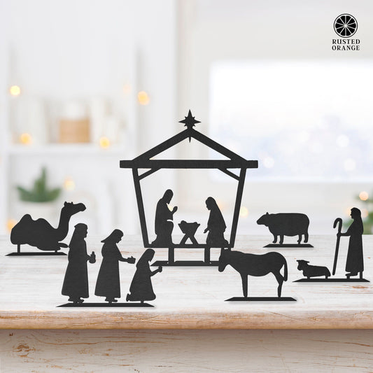 Family Christmas Nativity Set- Scripture Devotional Study Kit