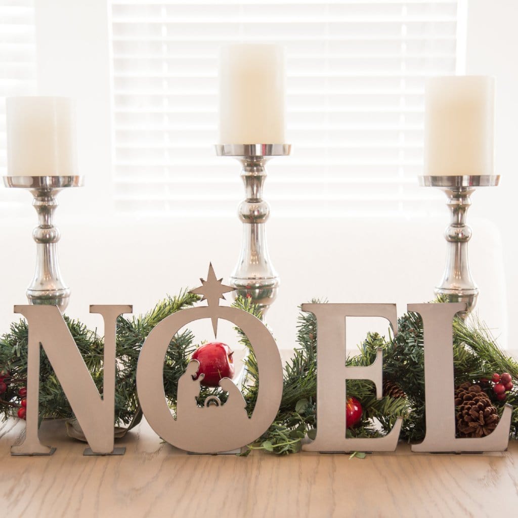 NOEL Nativity Set (4 Pcs) - Nativity Birth of Jesus Christmas Decorations
