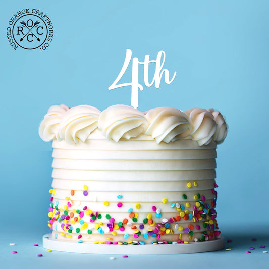 Number Cake Topper for Birthday or Anniversary - Personalized Cake Topper for Birthdays and Anniversaries - Happy Birthday Cake Toppers Happy Birthday Sign for Cake…