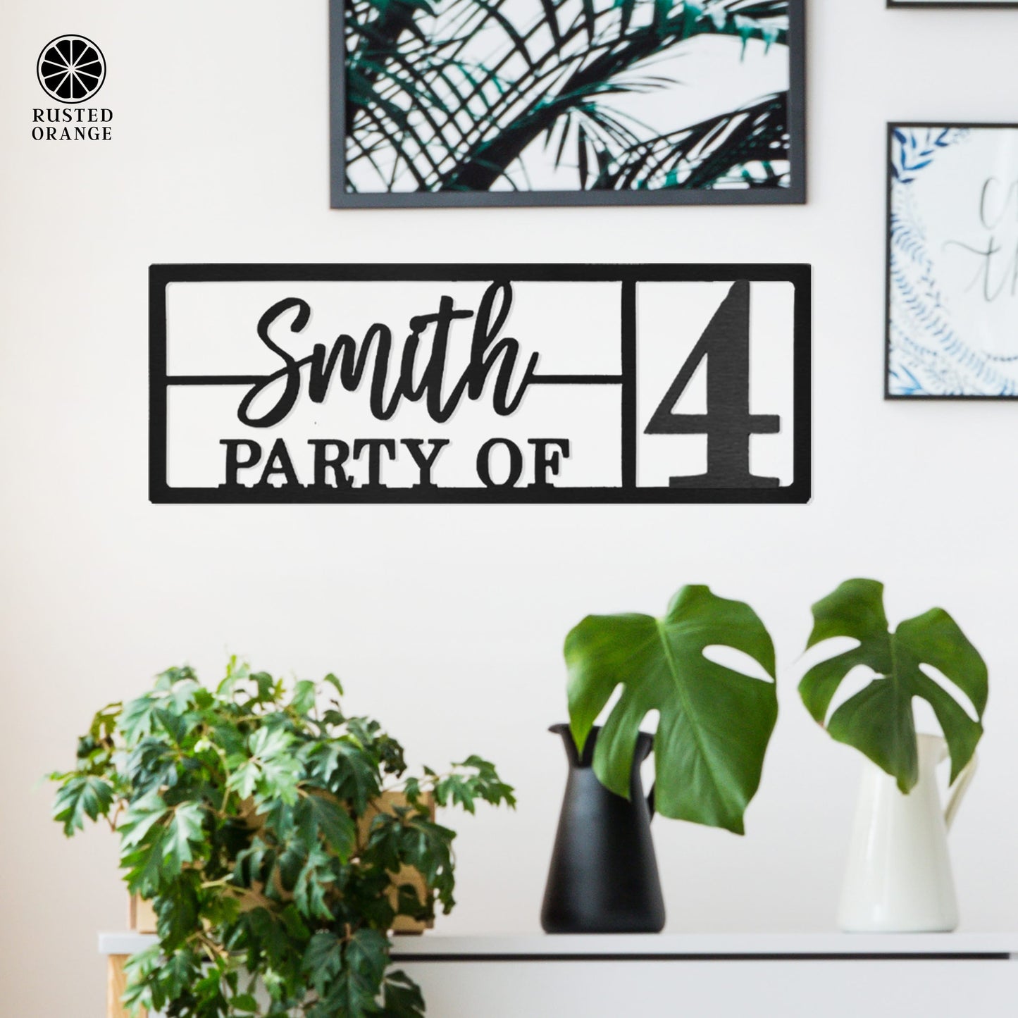 Here for the Party - Wall Decor Personalized Name Sign for Home