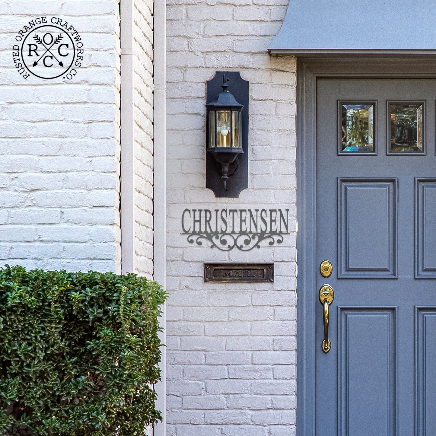 Pemberley Scroll Sign - 2 Sizes - Family Sign Housewarming Gifts for New House