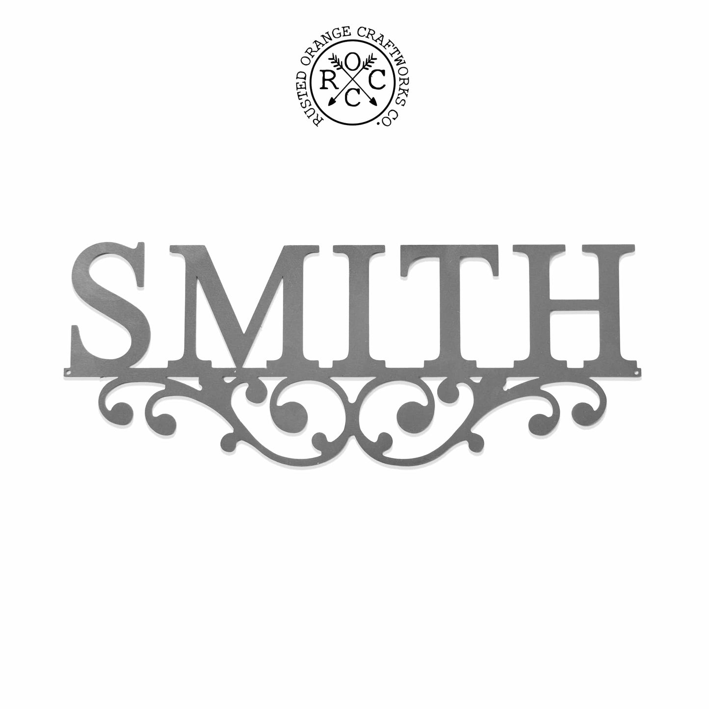 Pemberley Scroll Sign - 2 Sizes - Family Sign Housewarming Gifts for New House