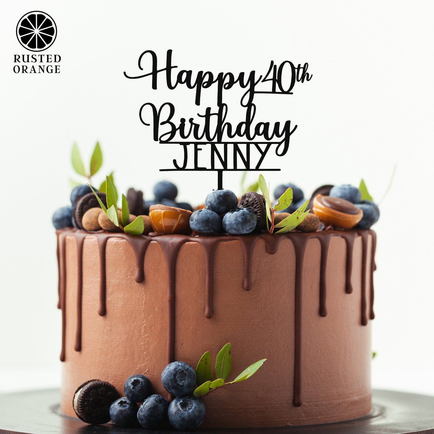 Personalized Birthday Cake Topper - Number Cake Topper for Birthday - Custom Cake Topper for Birthdays-  Happy Birthday Cake Toppers Happy Birthday Sign for Cake