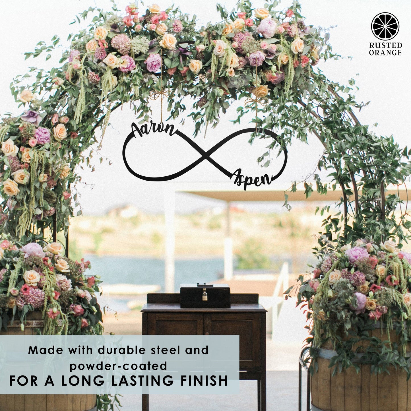 Infinity Sign- bedroom wall decor for couples, anniversary and wedding, eternity symbol