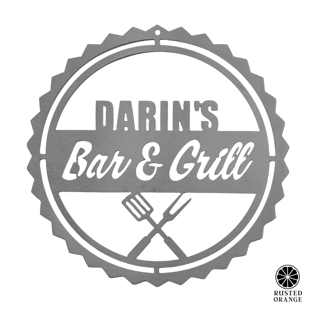 Just For Him Personalized Signs - BBQ, Garage, and Workshop Metal Wall Art