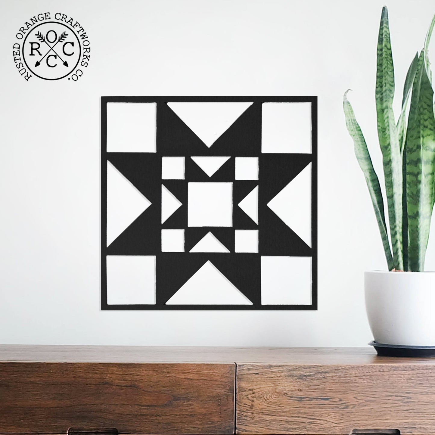 Quilt Block Wall Art - 8 Styles - Hanging Patchwork Pattern Designs