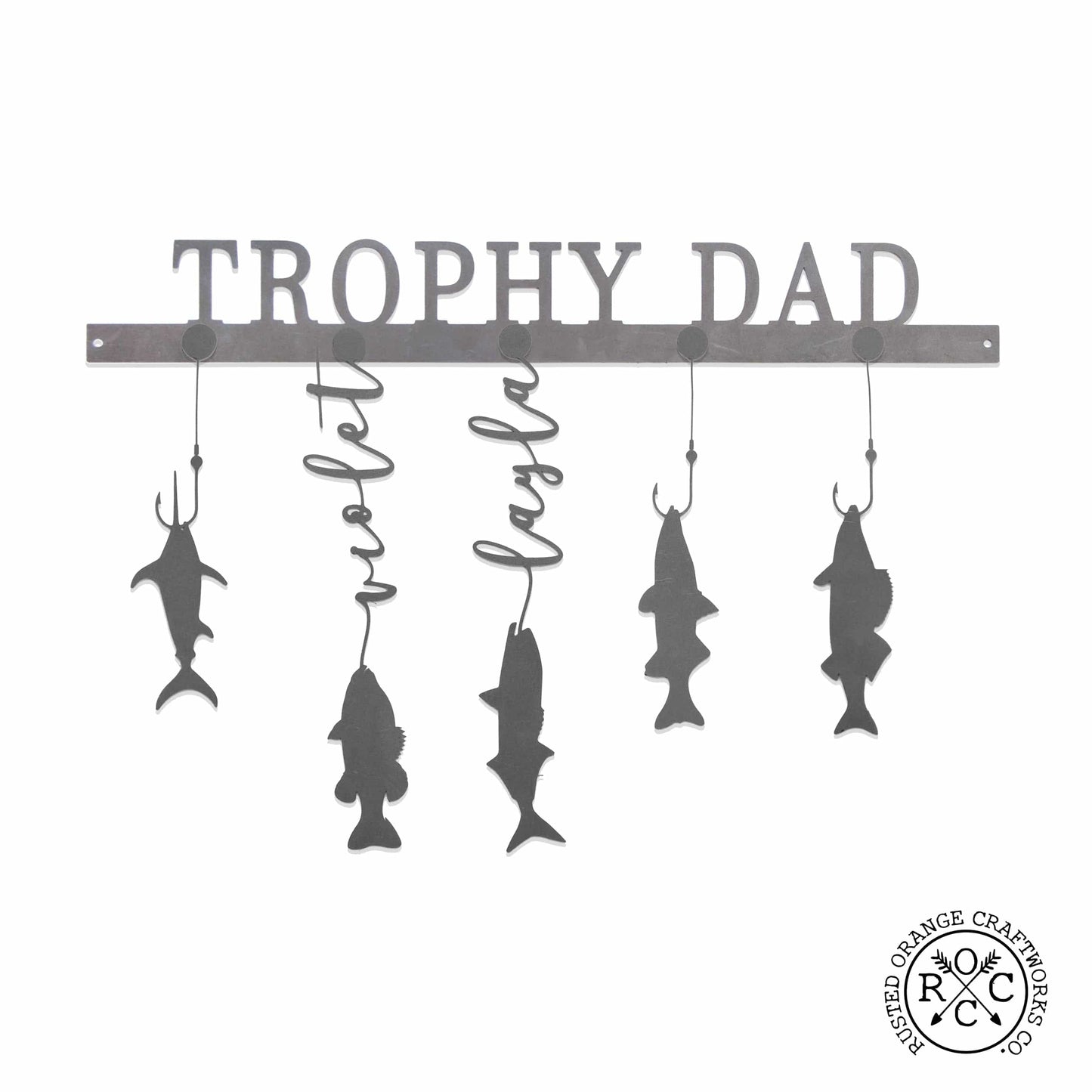 Reely Great Family Names Fish Sign Personalized - Father's Day, Dad, Grandpa