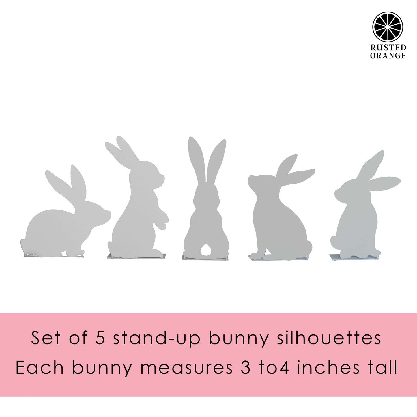 Bunny Poses Mini Silhouette Set - Adorable Stand-Up Bunny Set – Perfect for Easter & Spring!