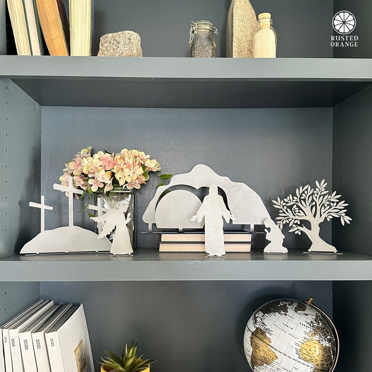 Holy Week Easter Advent - A Simple Family Tradition - Christian Easter Resurrection Scene Set