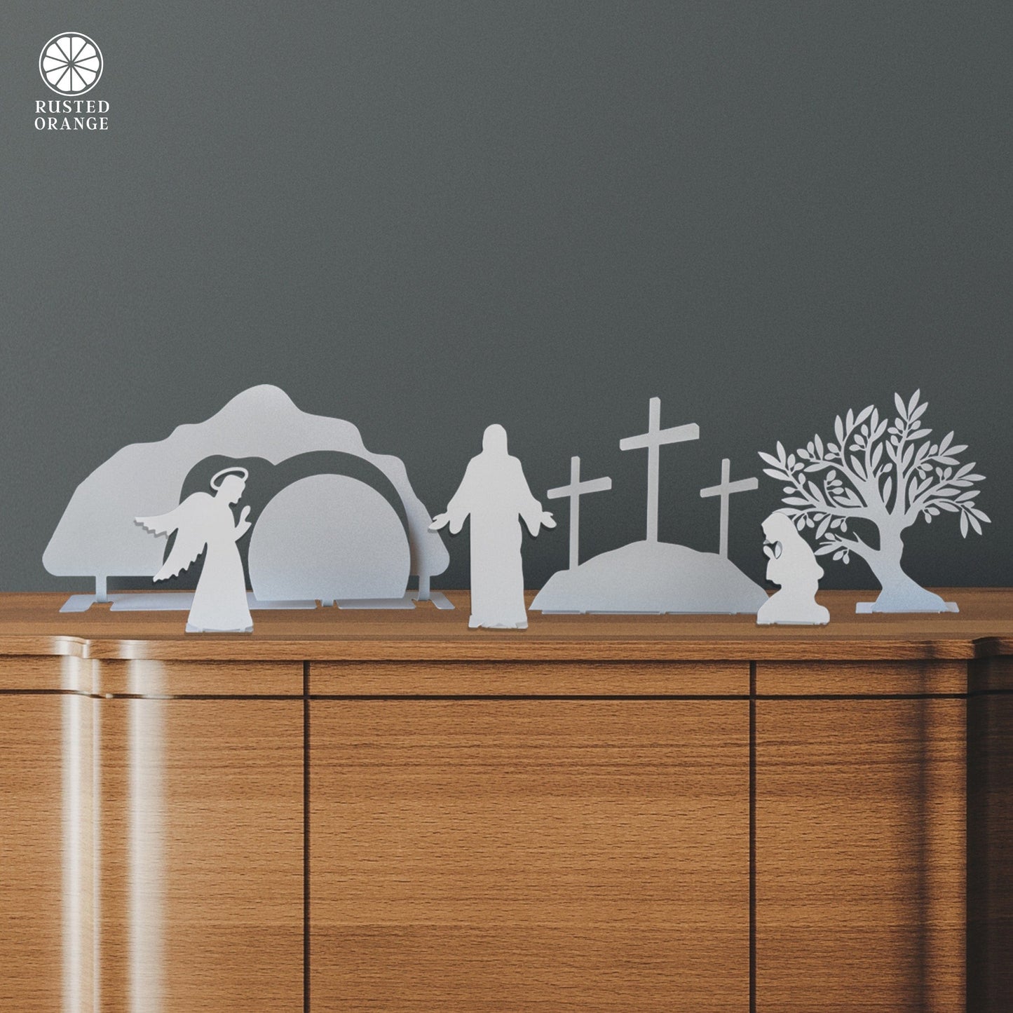 Holy Week Easter Advent - A Simple Family Tradition - Christian Easter Resurrection Scene Set