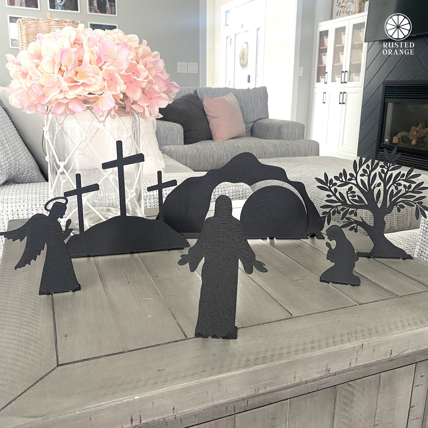 Holy Week Easter Advent - A Simple Family Tradition - Christian Easter Resurrection Scene Set