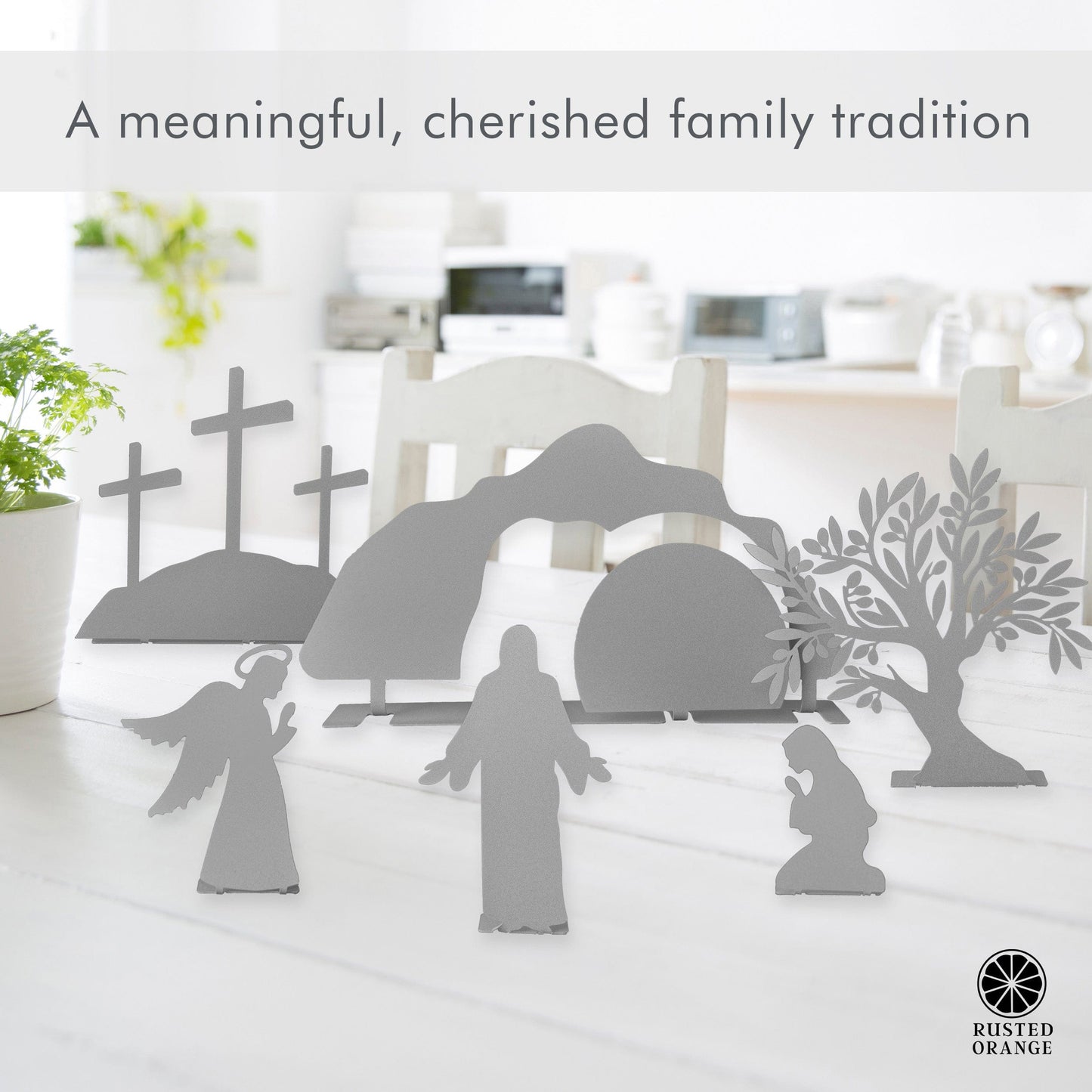 Holy Week Easter Advent - A Simple Family Tradition - Christian Easter Resurrection Scene Set