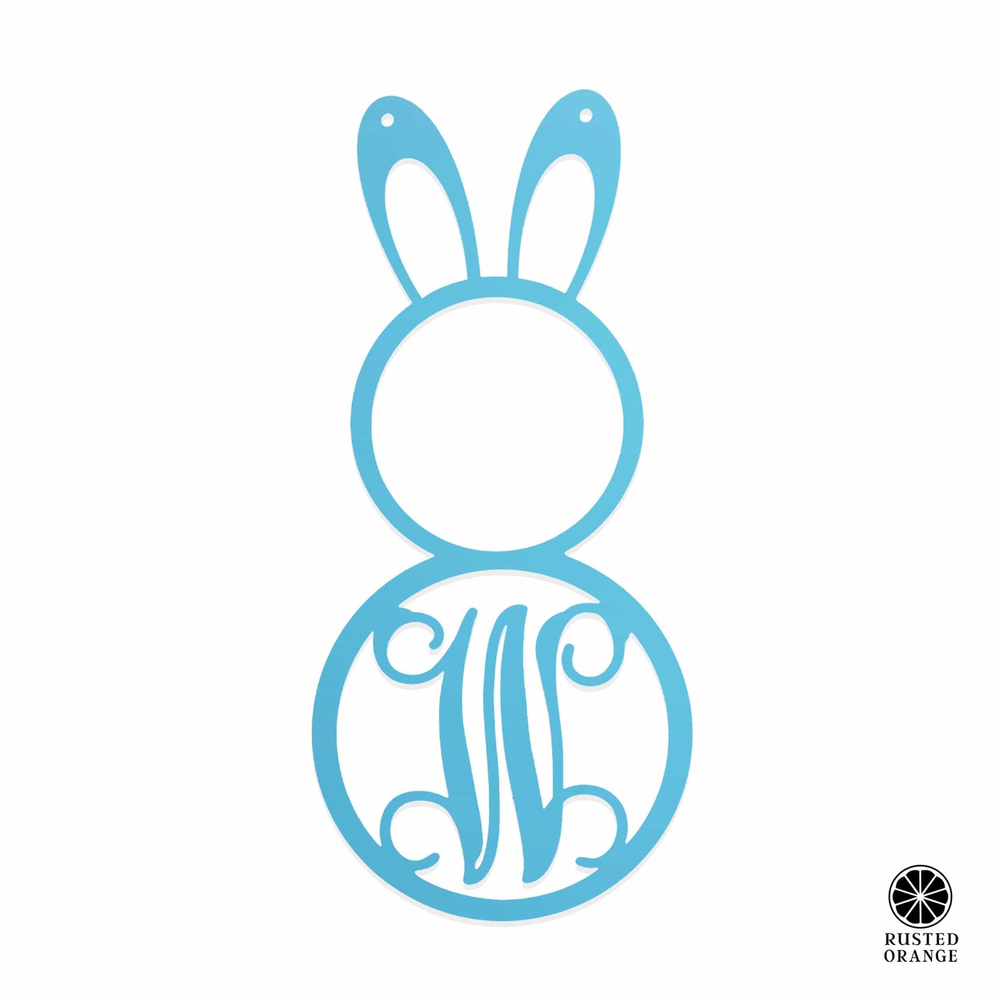 Peter Cottontail Monogram - Door Wreaths for Front Door Outside