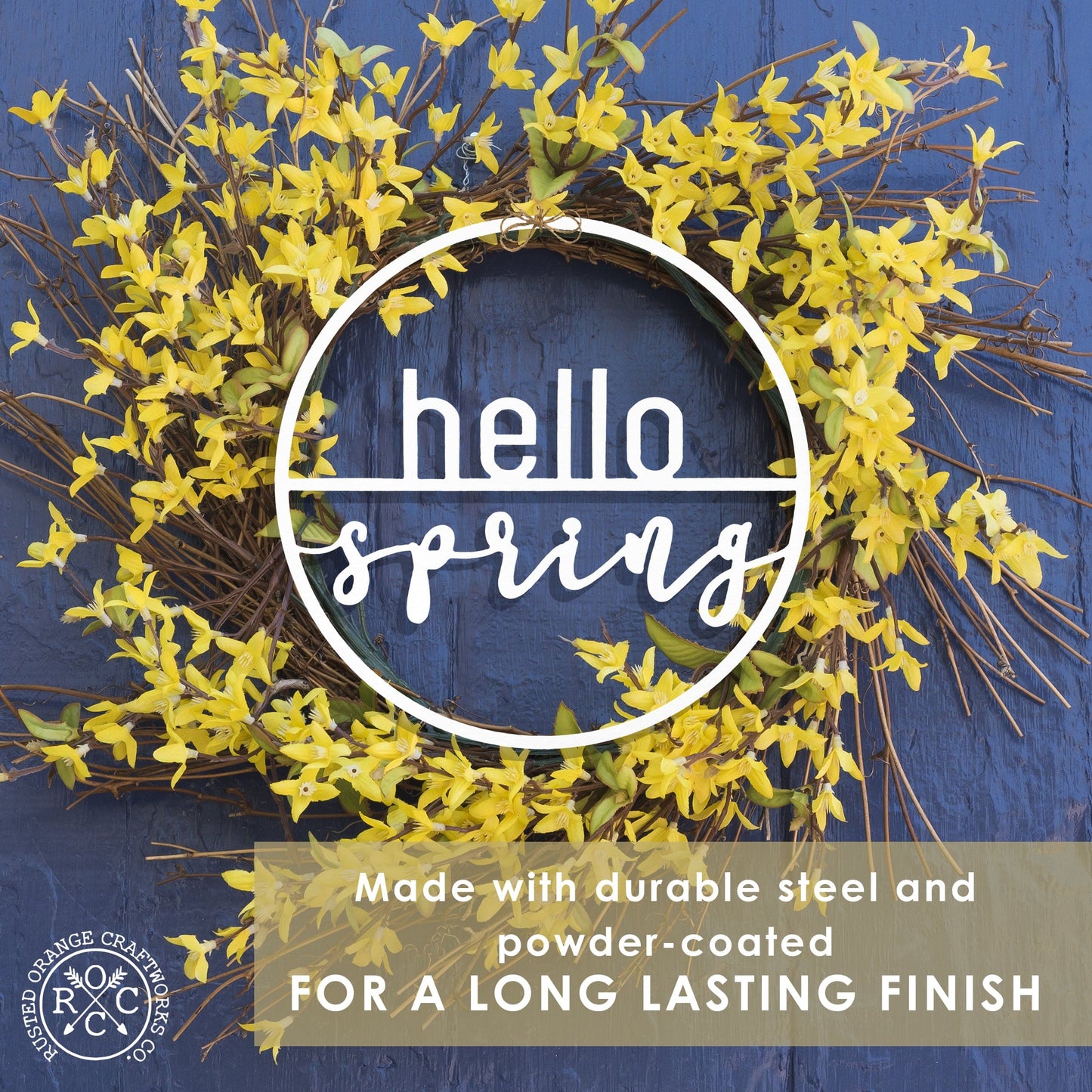Welcome Seasons Circle -  Outdoor Home Decor Wreaths Front Door