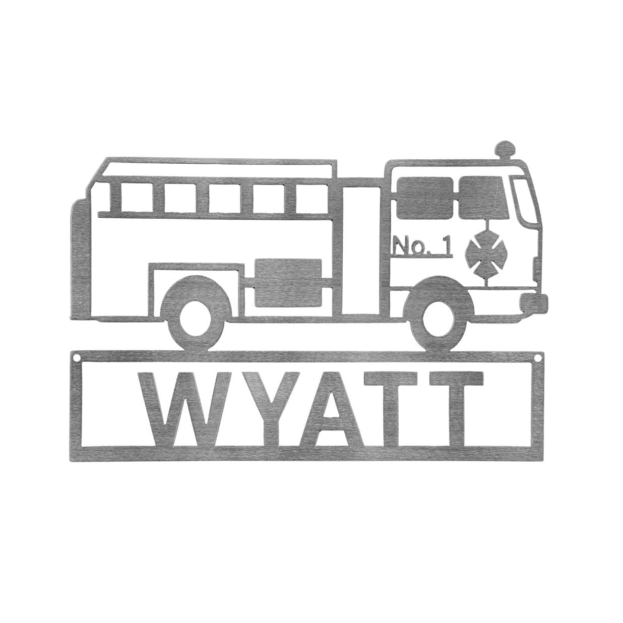 Work Truck Signs - 3 Styles - Monster Truck Room Decor for Boys and Girls