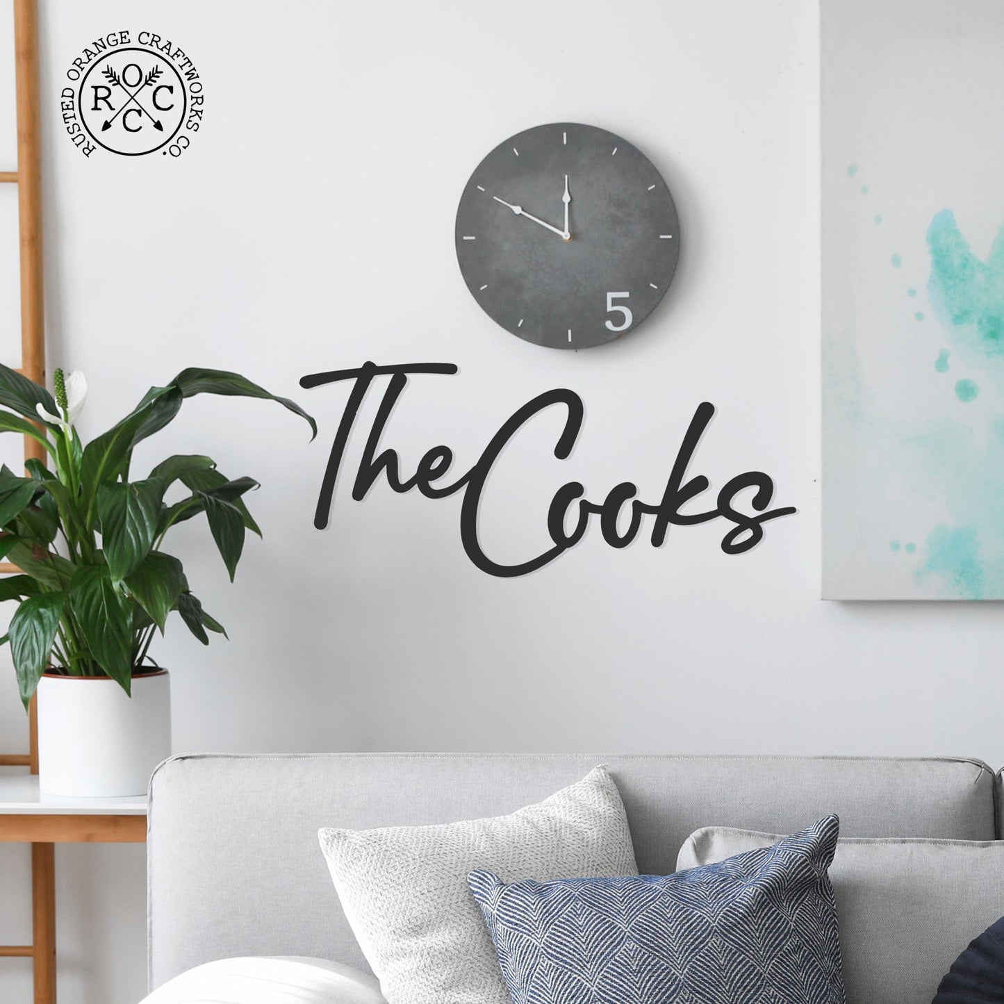 Signature Family Name Signs for Outdoors