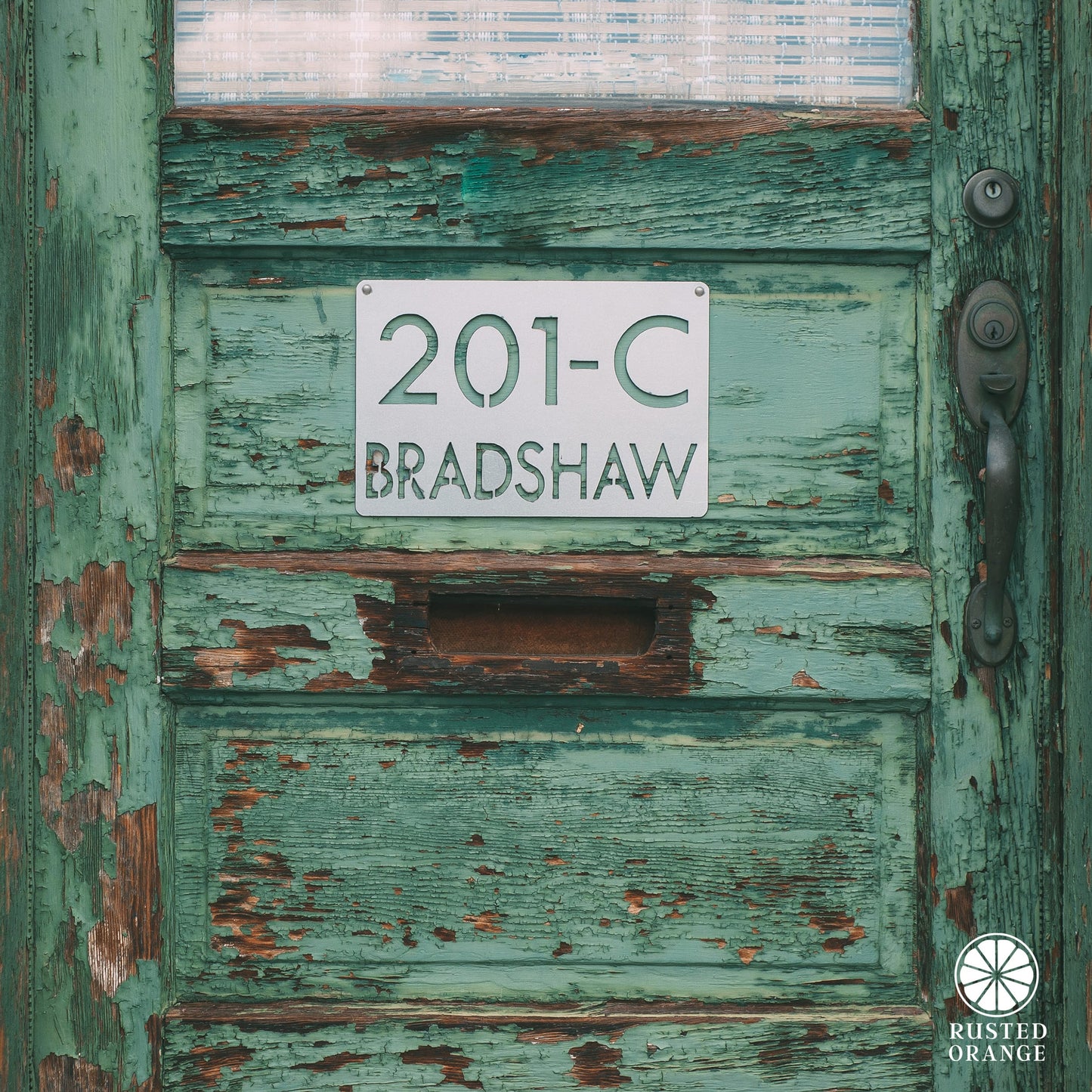 Modern Address Plaque - 4 Sizes - Personalized Address Plaque with Street Name and House Numbers