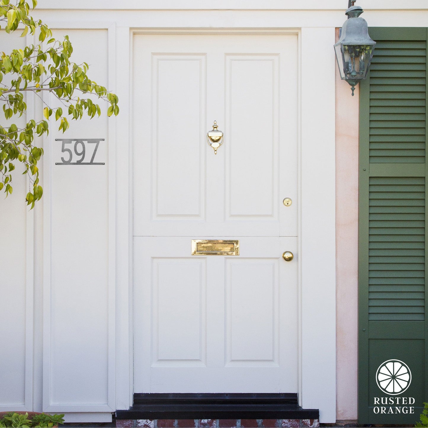 Simple Address Plaque - 3 Sizes - Address Numbers for Outside