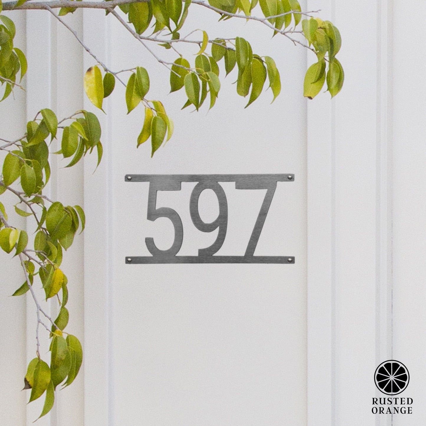 Simple Address Plaque - 3 Sizes - Address Numbers for Outside