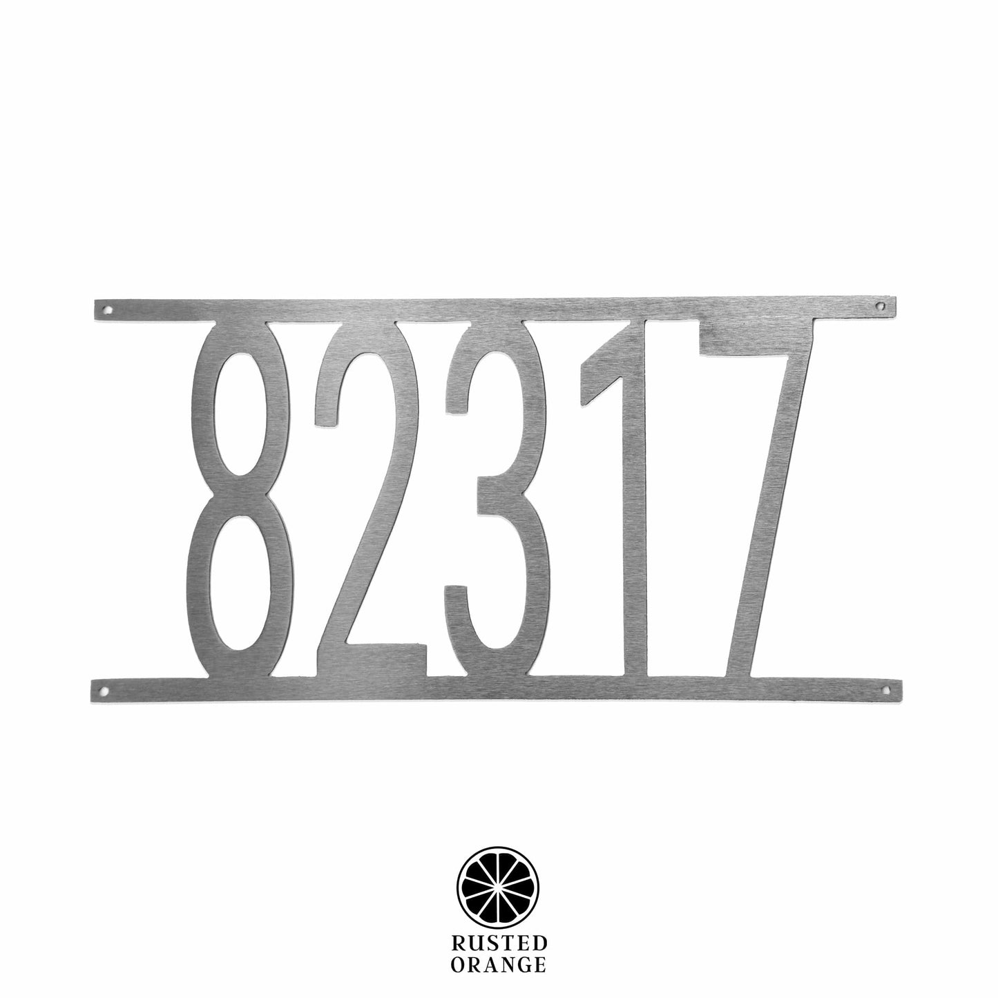 Simple Address Plaque - 3 Sizes - Address Numbers for Outside