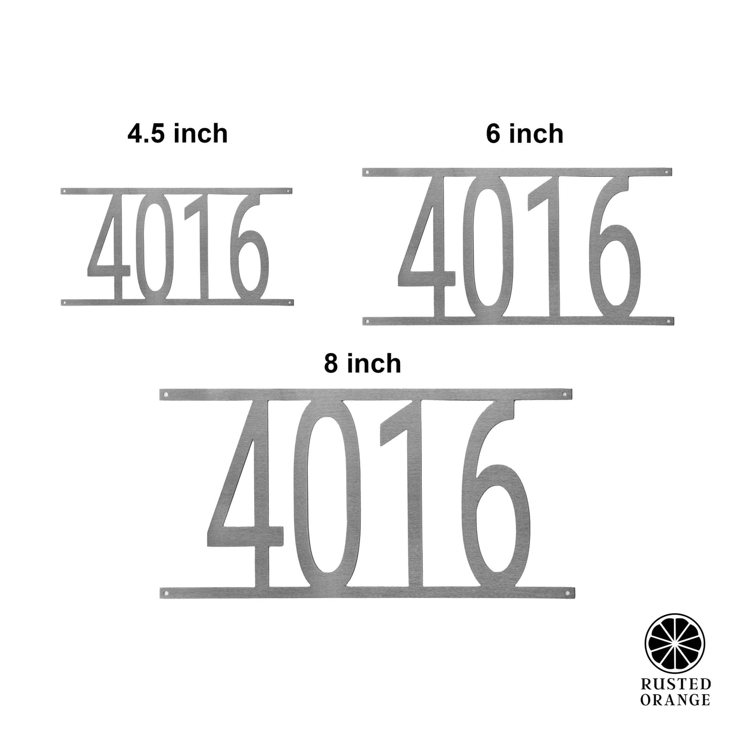 Simple Address Plaque - 3 Sizes - Address Numbers for Outside