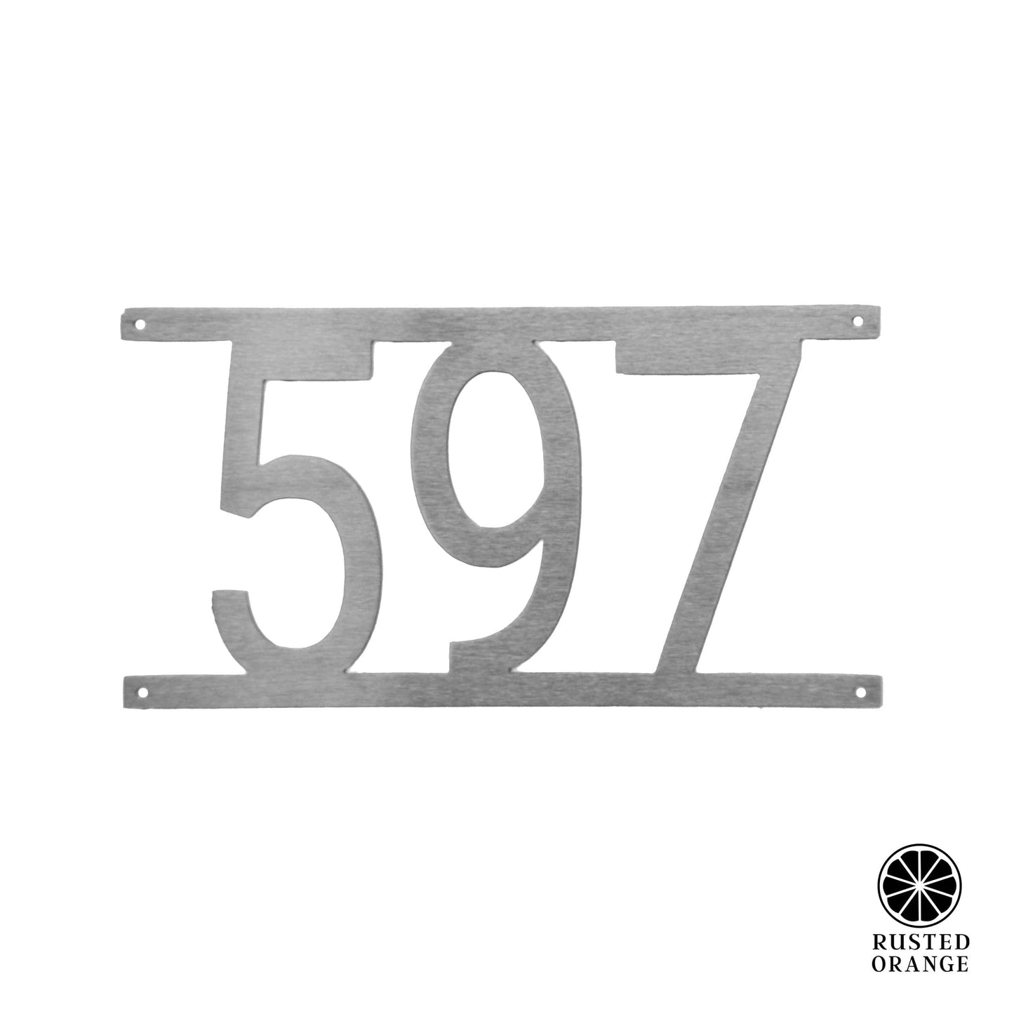 Simple Address Plaque - 3 Sizes - Address Numbers for Outside