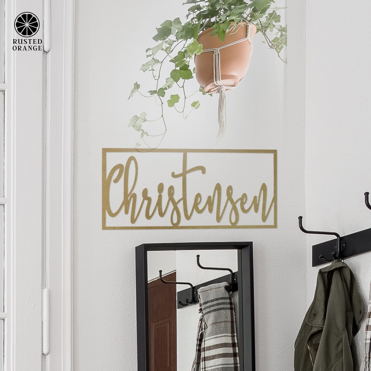 What's in a Name Plaque - 3 Sizes - Personalized Metal Family Name Sign