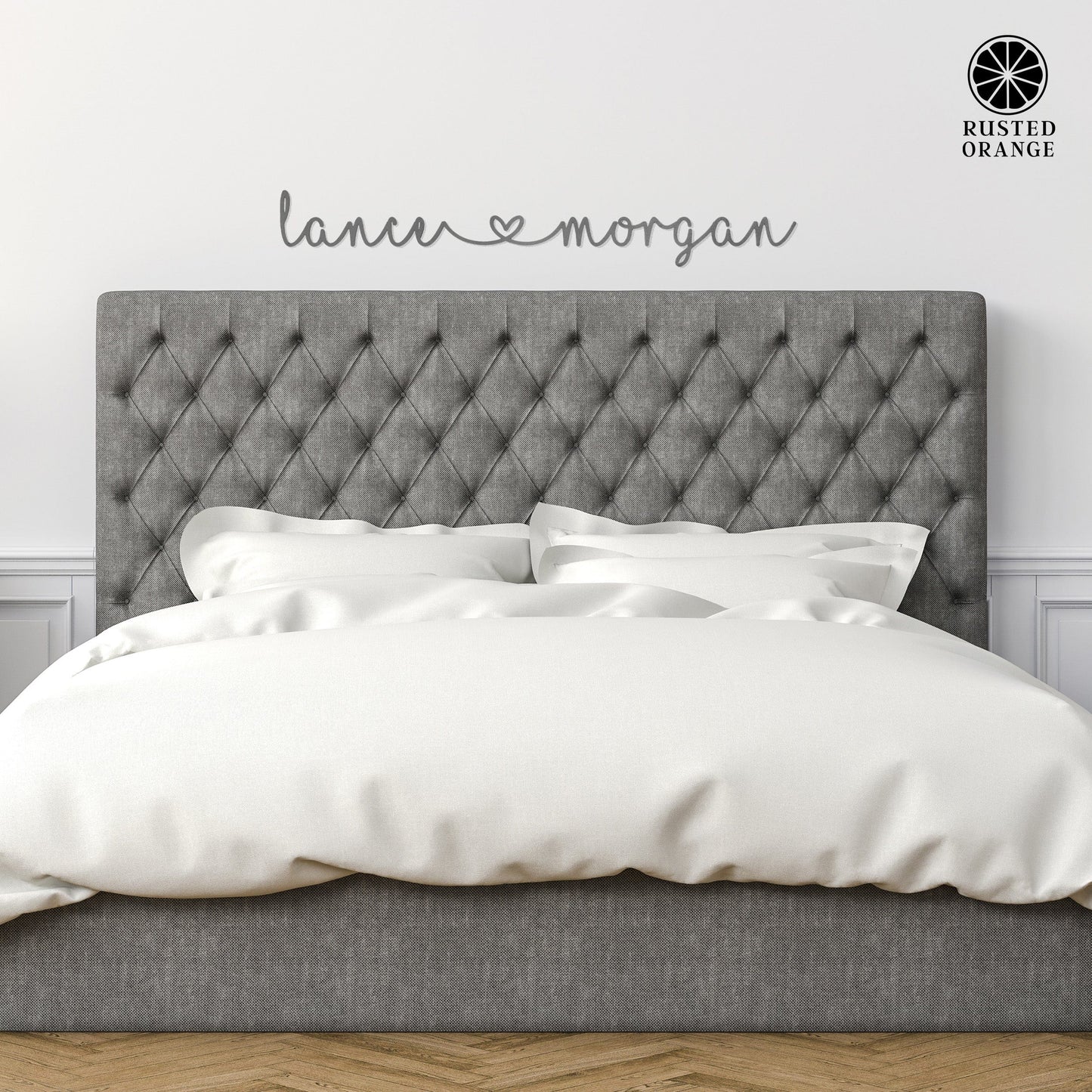 I Heart You - Couples Love Decor Wall Art for Bedroom Above Bed Gift