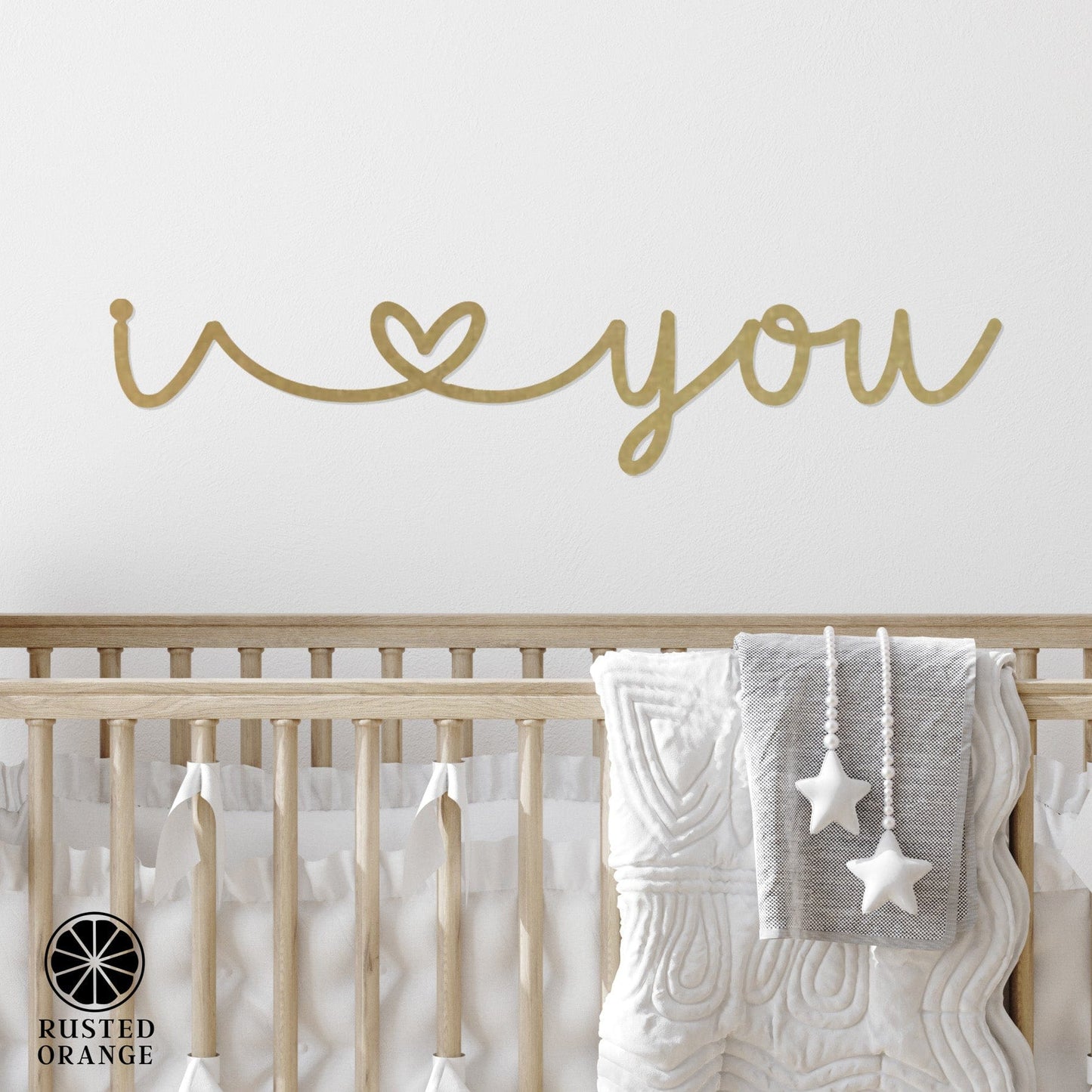 I Heart You - Couples Love Decor Wall Art for Bedroom Above Bed Gift