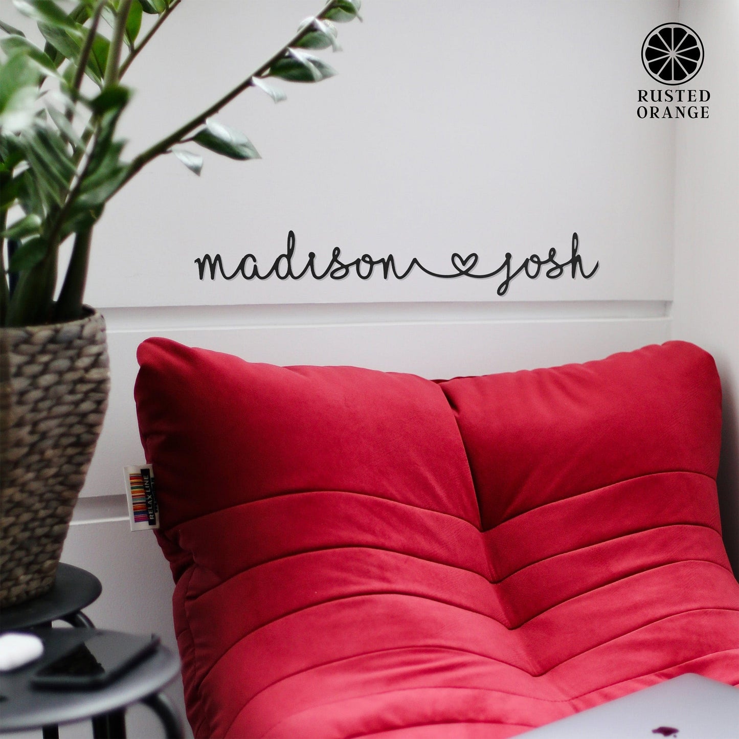 I Heart You - Couples Love Decor Wall Art for Bedroom Above Bed Gift