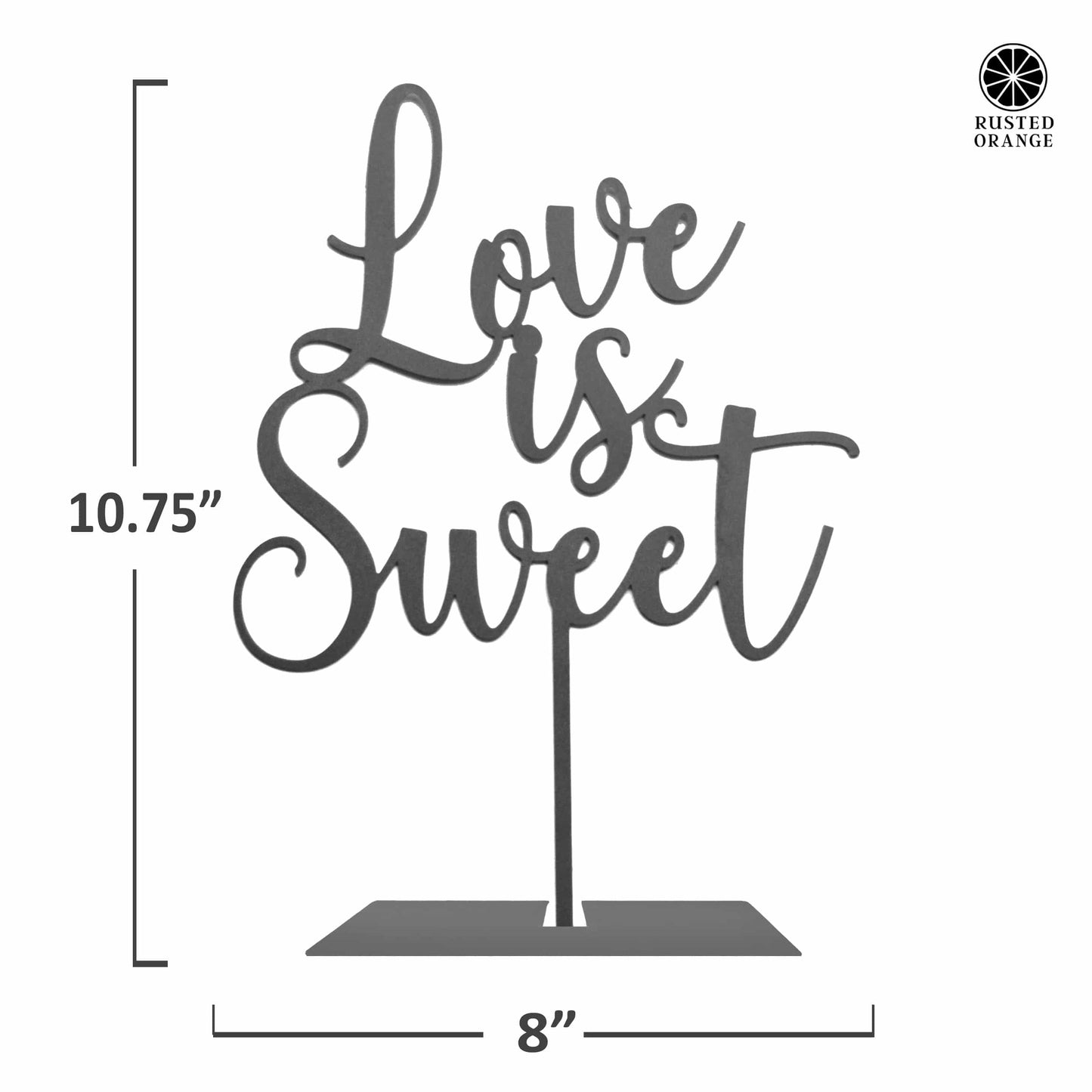 Love is Sweet Reception Decor - Rustic Wedding Decorations Love Sign