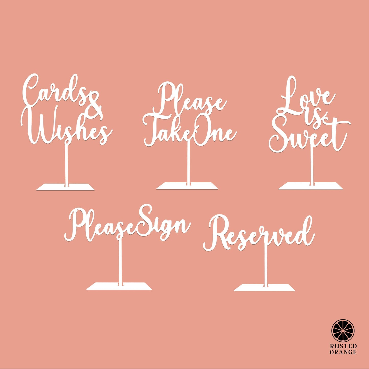 Love is Sweet Reception Decor - Rustic Wedding Decorations Love Sign
