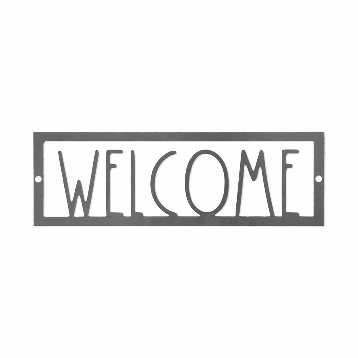 Hello, Stranger Porch Signs - 3 Styles - Metal Welcome Signs for Door