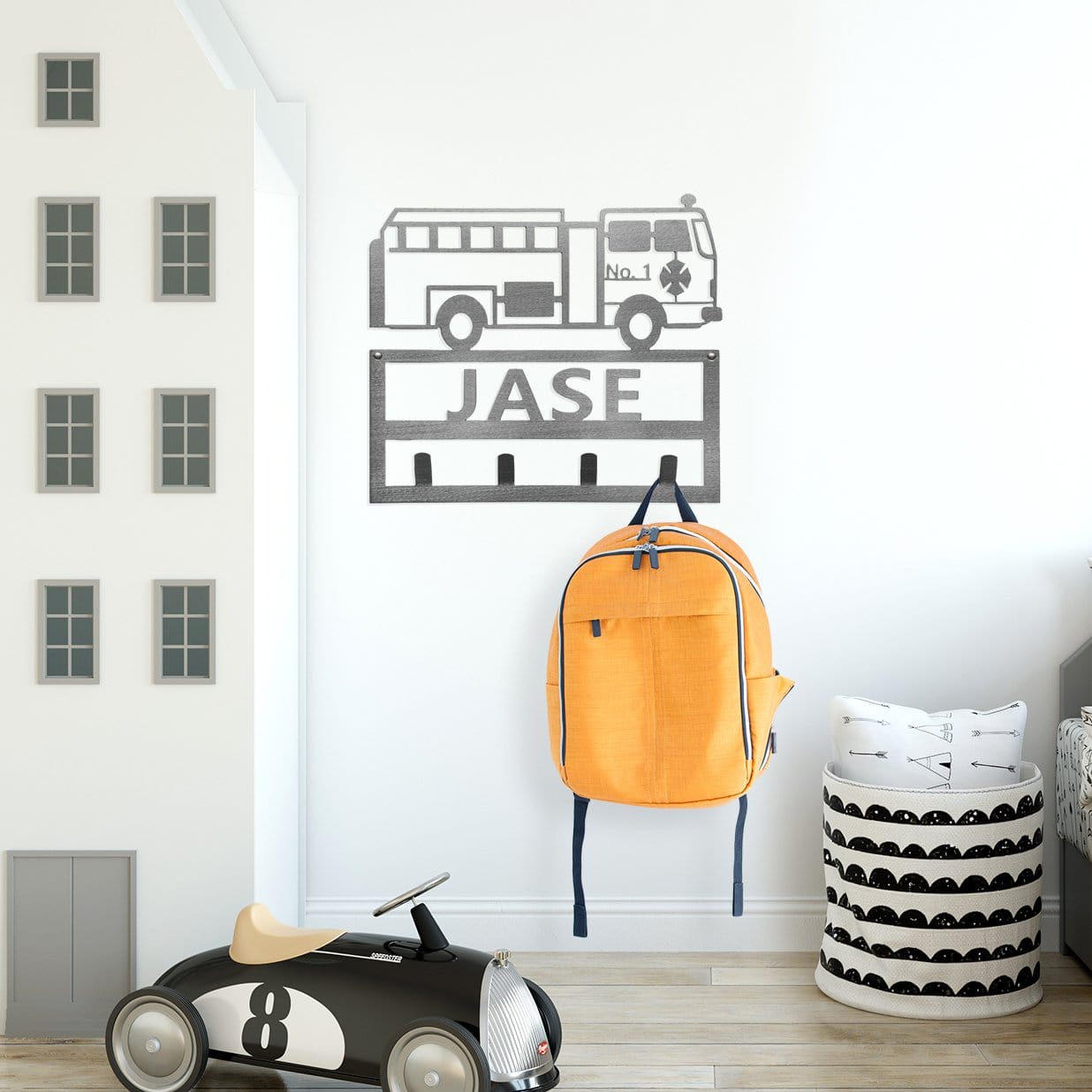 Work Truck Signs - 3 Styles - Monster Truck Room Decor for Boys and Girls