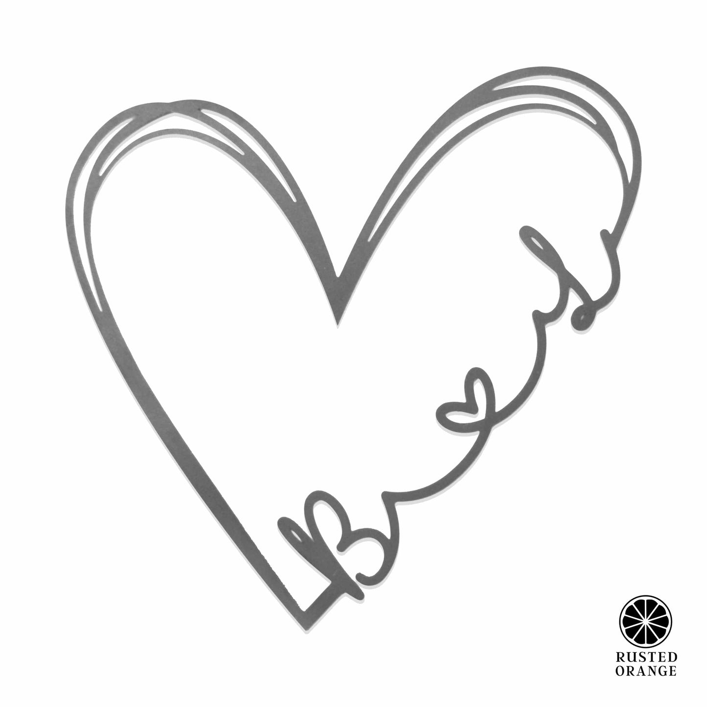 Love is All Around Personalized Initial Signs - 3 Sizes - Valentines day gifts for her bedroom decor