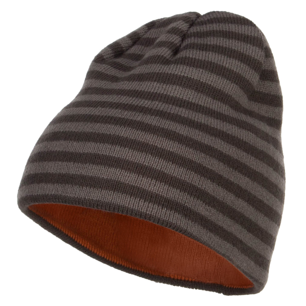 Reversible Striped Beanie