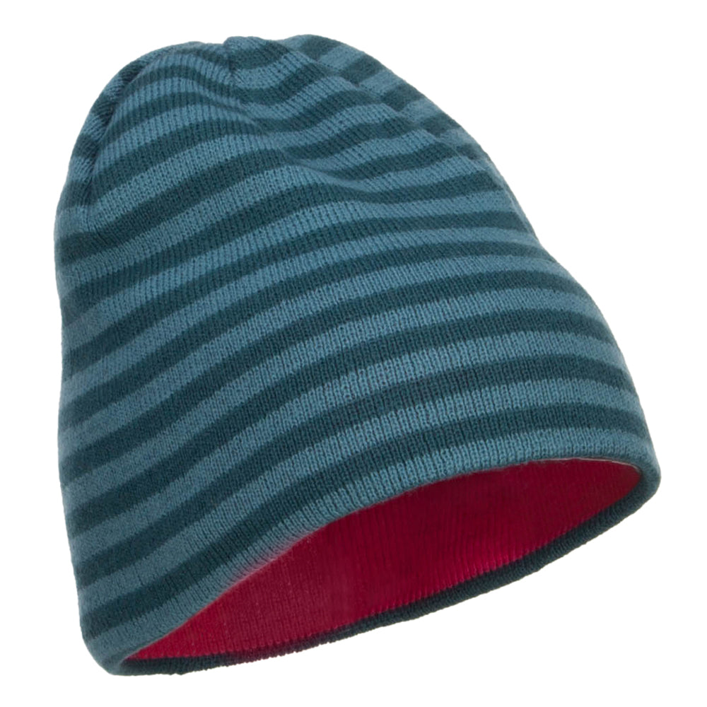 Reversible Striped Beanie