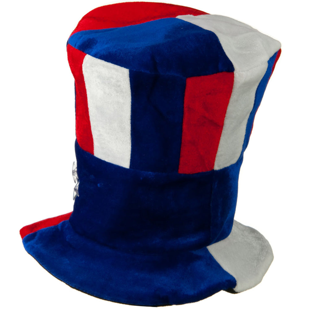 RWB Tall Hat with Red Light